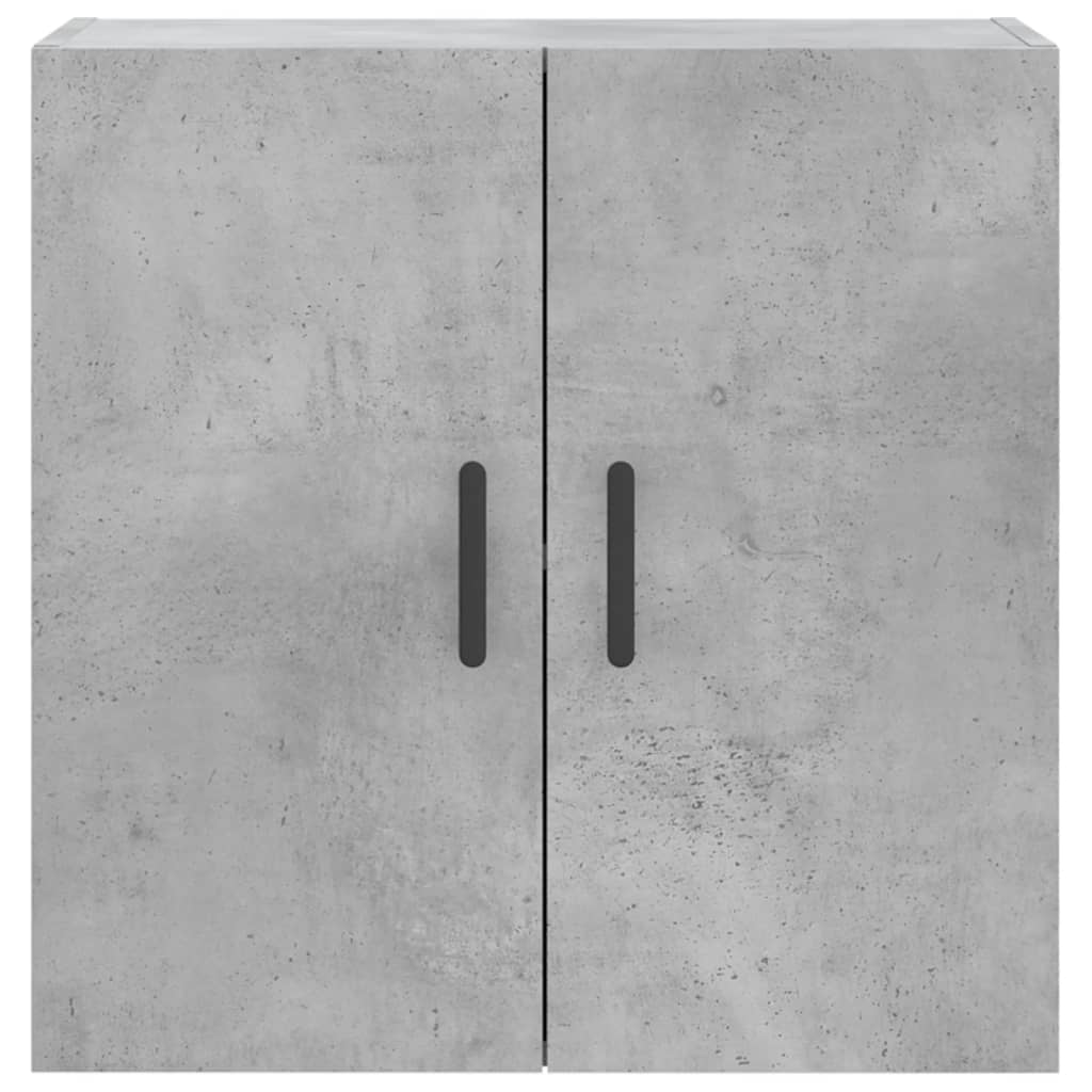 betonszürke szerelt fa faliszekrény 60 x 31 x 60 cm