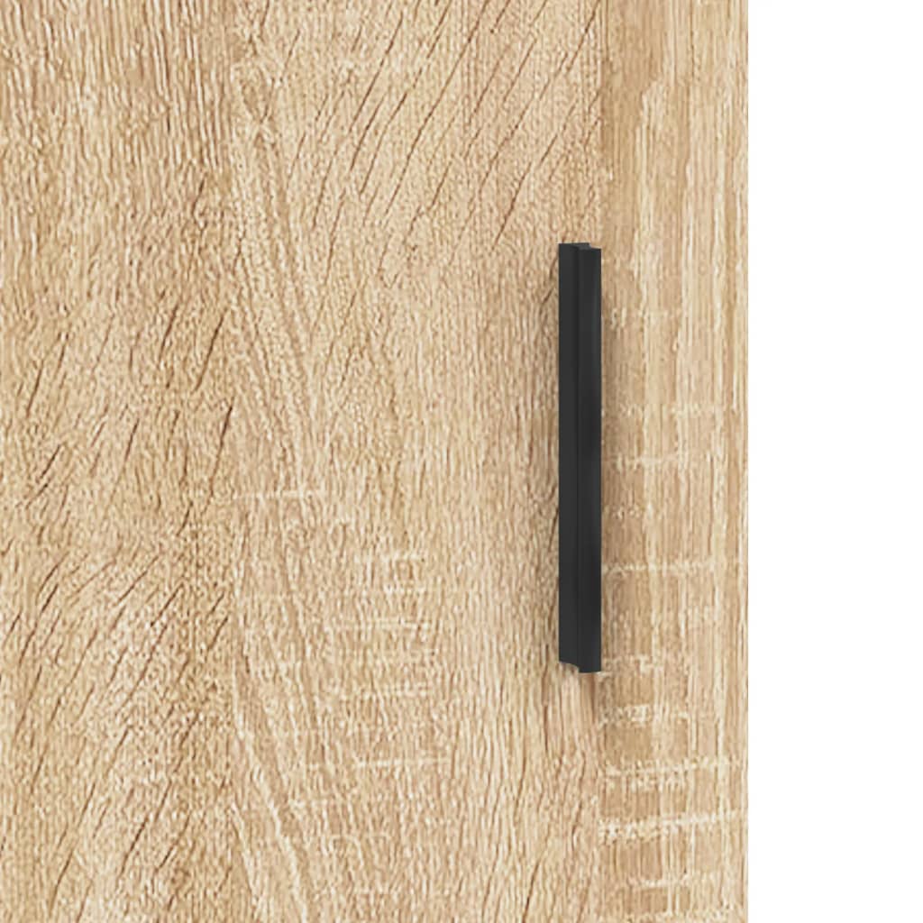 sonoma tölgy színű szerelt fa faliszekrény 60 x 31 x 60 cm