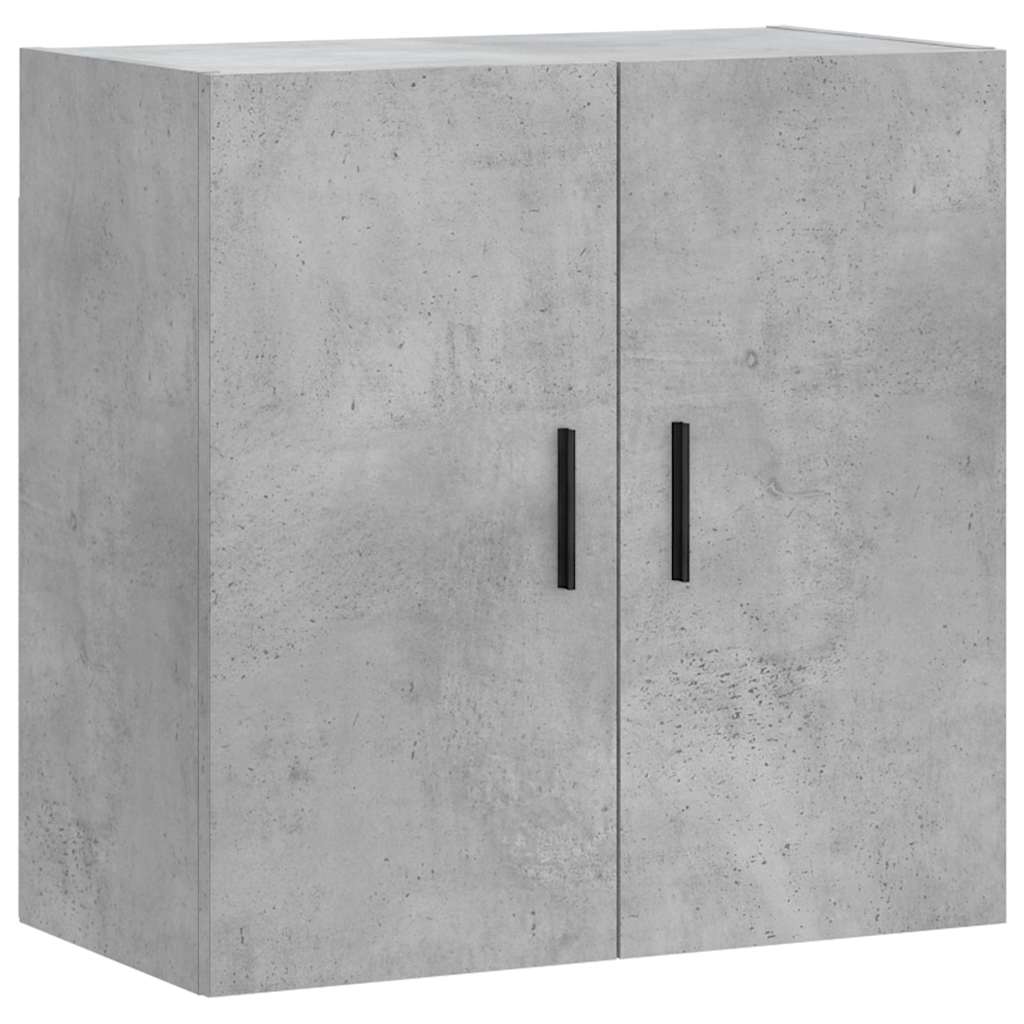 betonszürke szerelt fa faliszekrény 60 x 31 x 60 cm