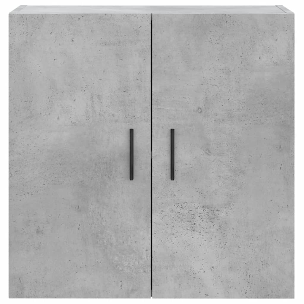 betonszürke szerelt fa faliszekrény 60 x 31 x 60 cm