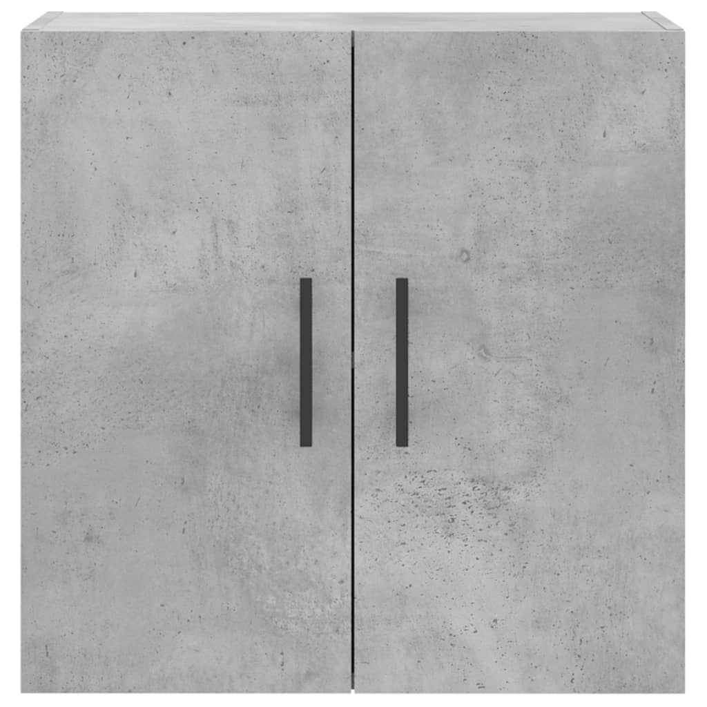 betonszürke szerelt fa faliszekrény 60 x 31 x 60 cm