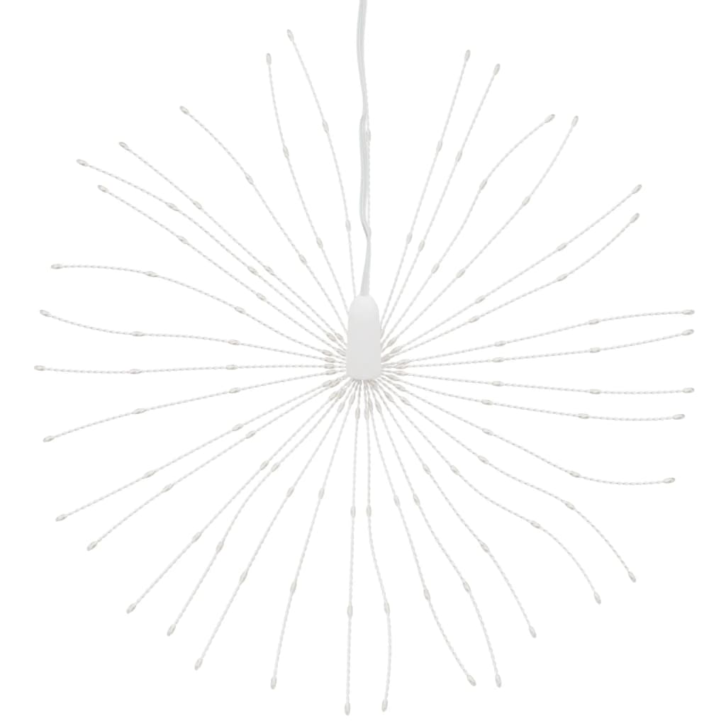 2 db karácsonyi hideg fehér csillagfény 140 db LED 17 cm