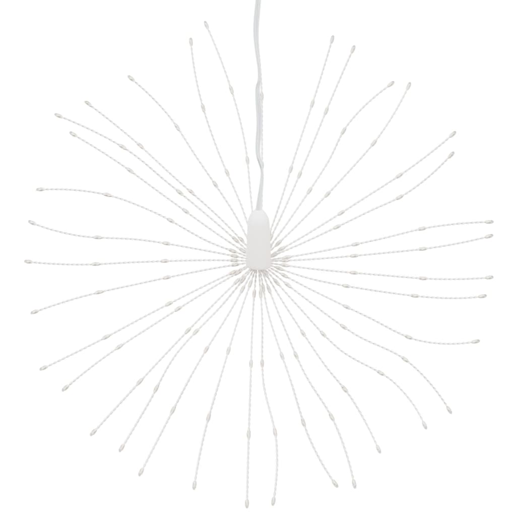 8 db karácsonyi hideg fehér csillagfény 140 db LED 17 cm