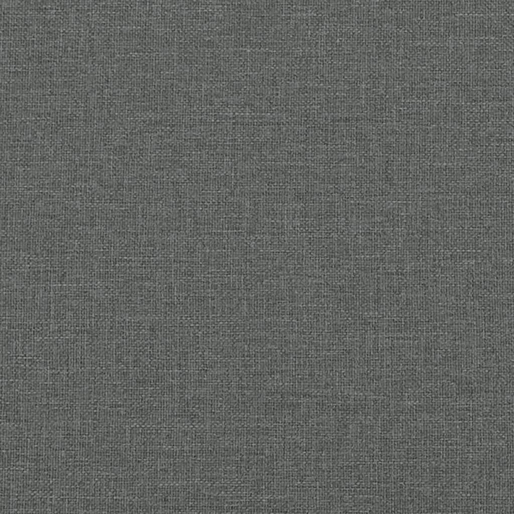 sötétszürke szövet kanapéágy 90 x 190 cm