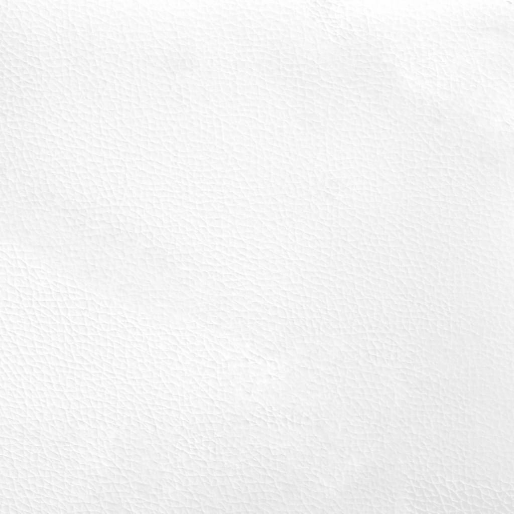fehér műbőr kanapéágy 80 x 200 cm