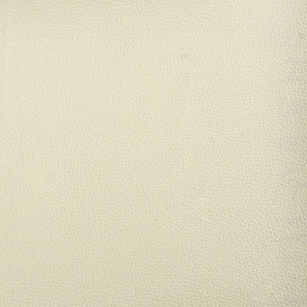 krémszínű műbőr kanapéágy 90 x 200 cm