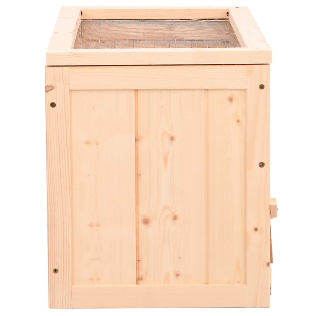 tömör fenyőfa hörcsögketrec 60 x 30 x 35 cm