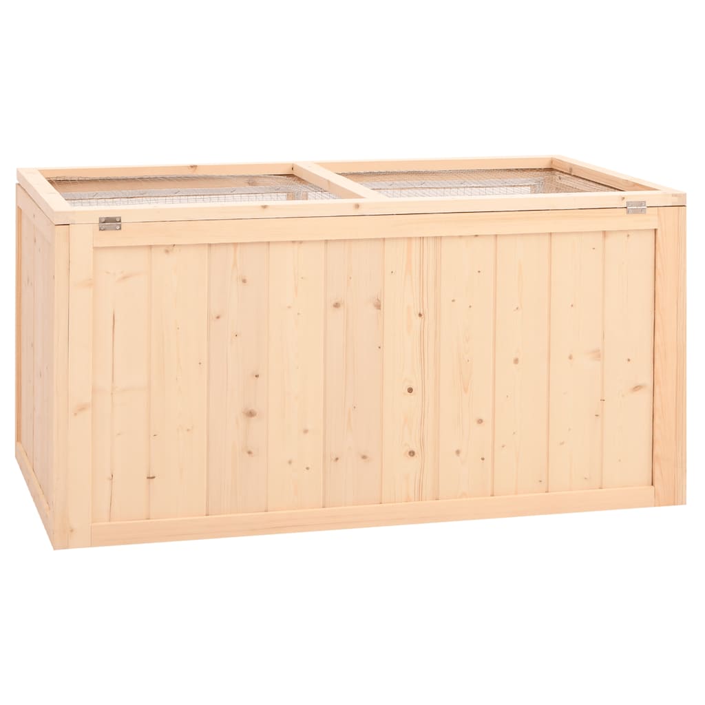 tömör fenyőfa hörcsögketrec 104 x 52 x 54 cm