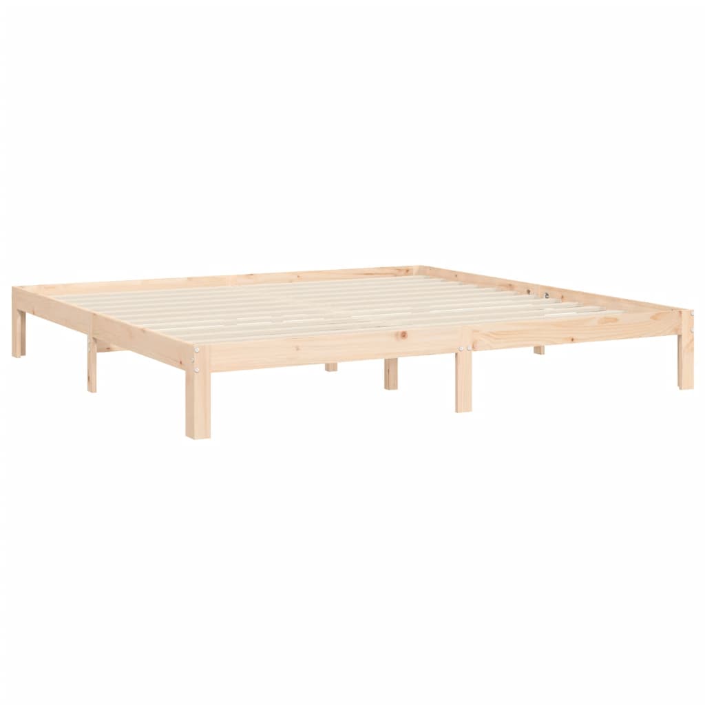 tömör fa ágykeret fejtámlával King Size