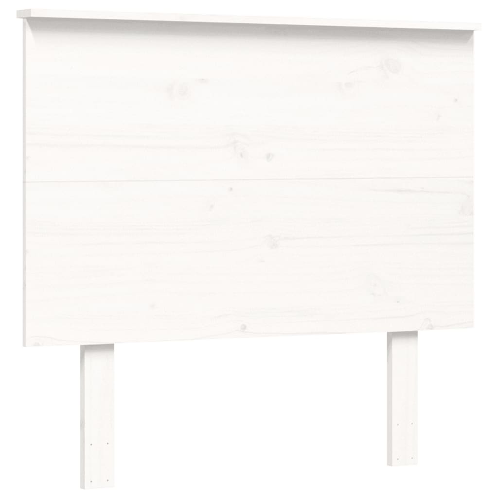 fehér tömör fenyőfa ágy matrac nélkül 90 x 200 cm