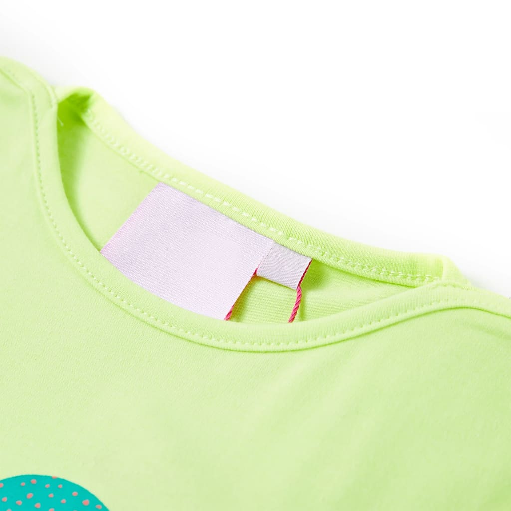 Fluo sárga gyerekpóló 116