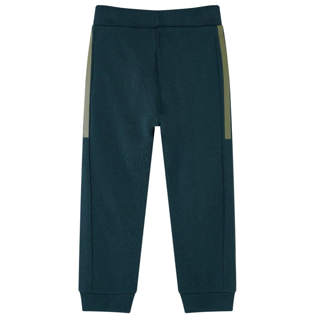 Gyerek melegítőnadrág húzózsinórral Moss Green 92