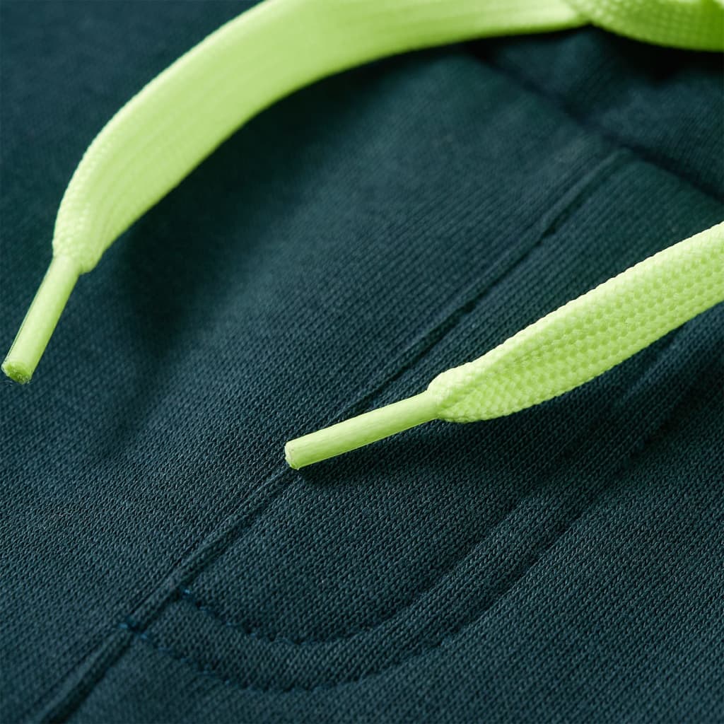 Gyerek melegítőnadrág húzózsinórral Moss Green 92