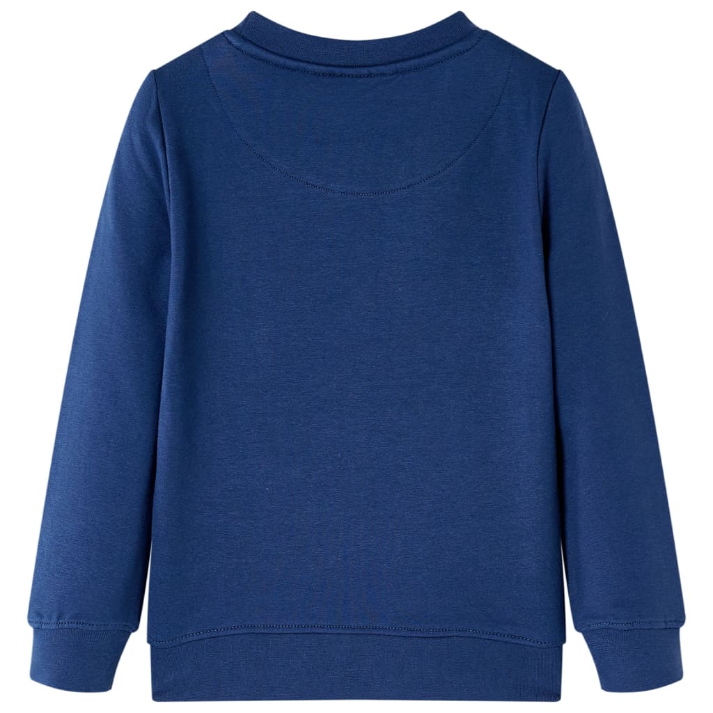 Tengerészkék gyerekpulóver 128