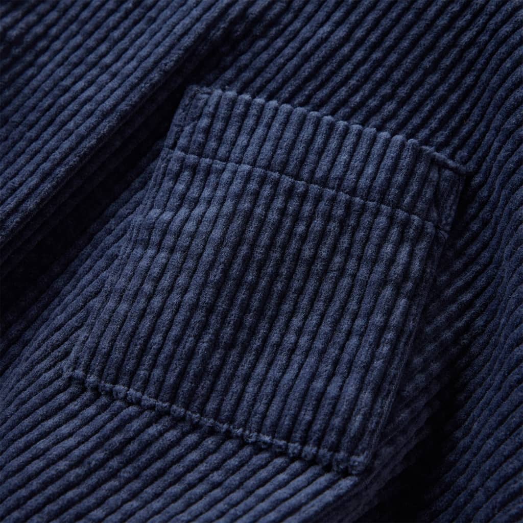 Gyerek szoknya zsebekkel Corduroy Navy 92
