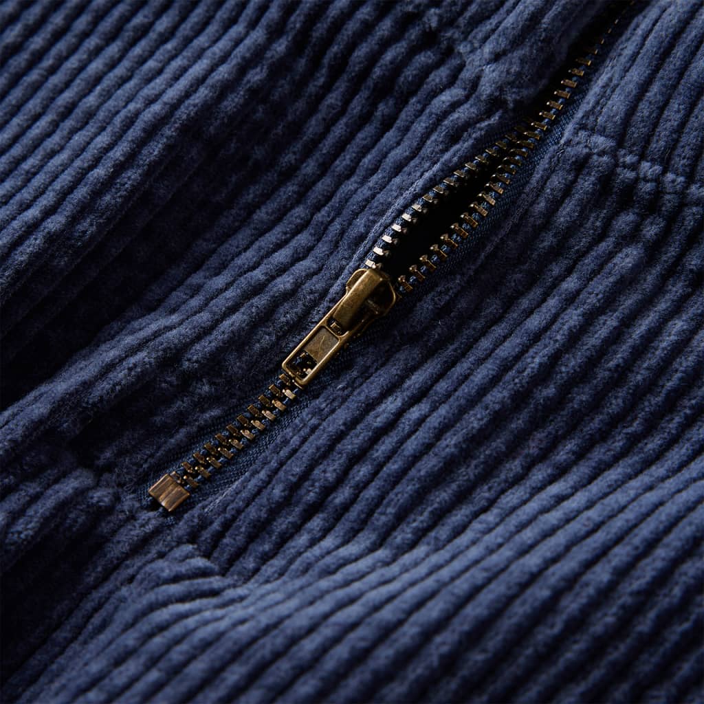Gyerek szoknya zsebekkel Corduroy Navy 92