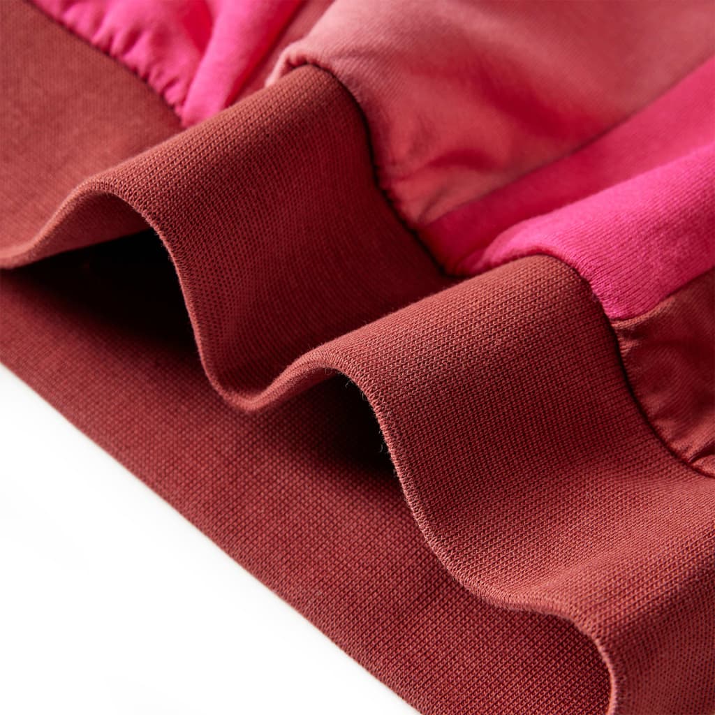 Gyerek pulóver Colour Block Rózsaszín és Henna 92