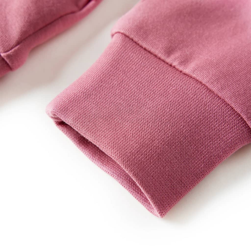 Gyerek pulóver Velvet Patchwork málna 128