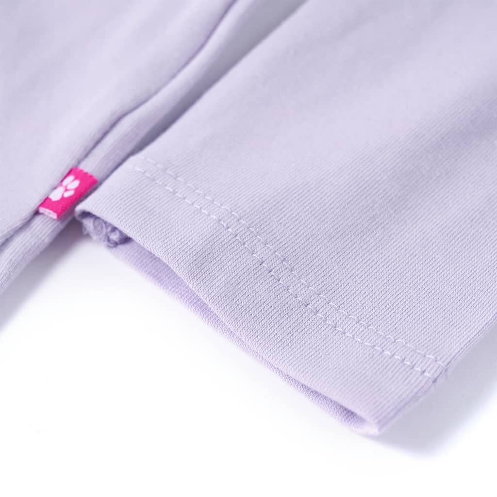 Gyerek póló hosszú ujjú Light Lilac 104