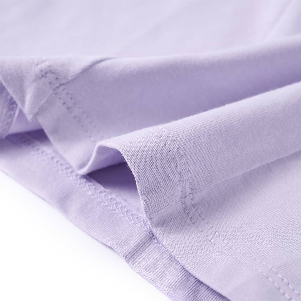 Gyerek póló hosszú ujjú Light Lilac 104