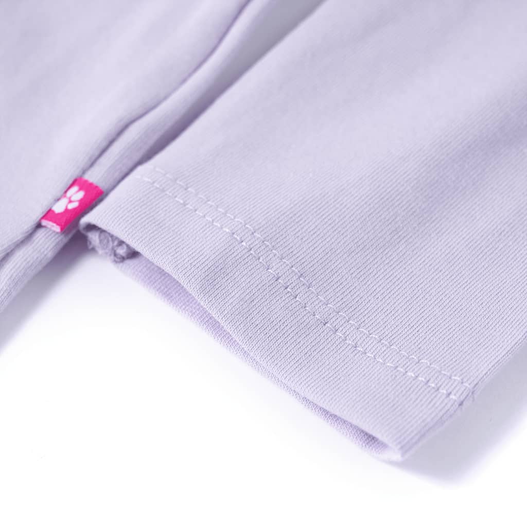 Gyerek póló hosszú ujjú Light Lilac 140