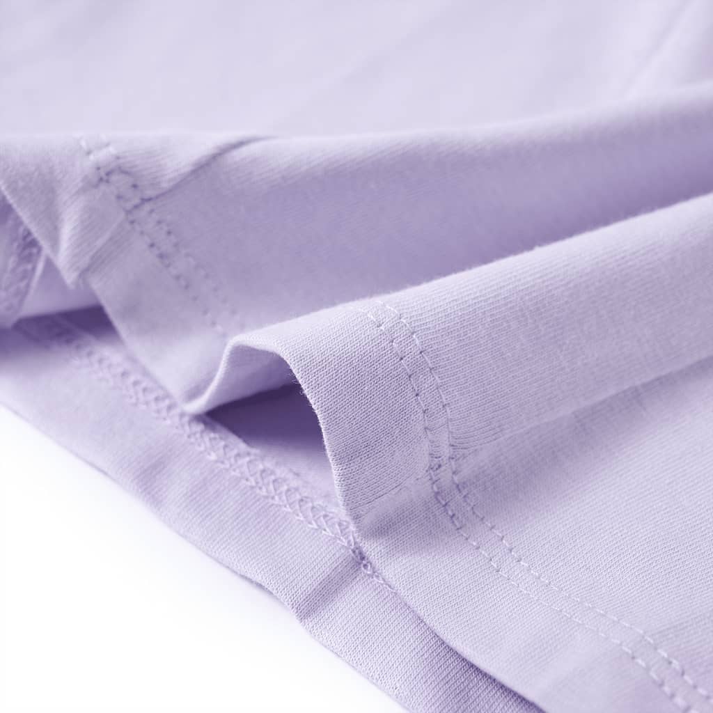 Gyerek póló hosszú ujjú Light Lilac 140