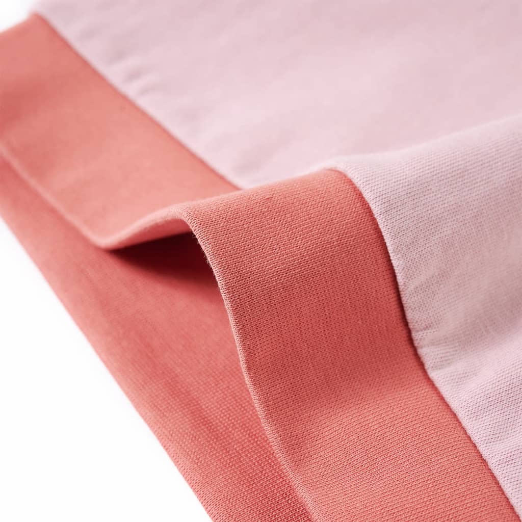 Gyerek pulóver Colour Block Pink 104