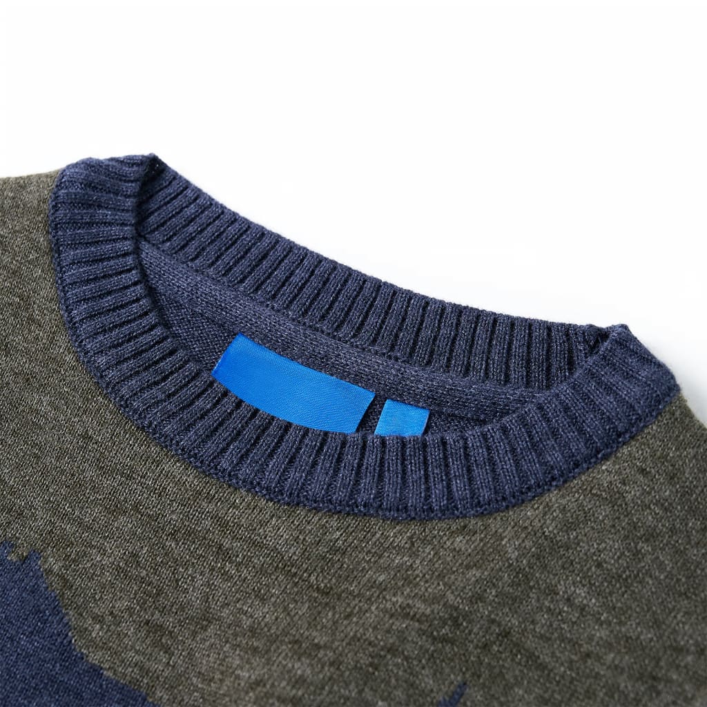 Gyerek pulóver kötött Navy 116