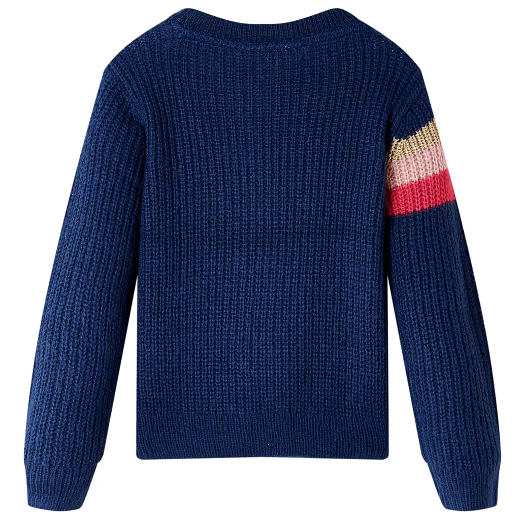 Gyerek pulóver kötött Navy 128