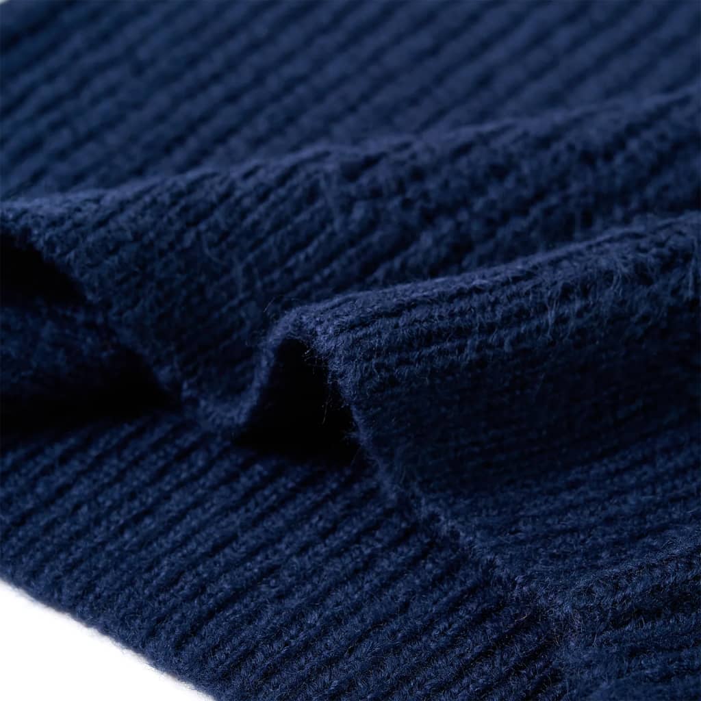 Gyerek pulóver kötött Navy 140