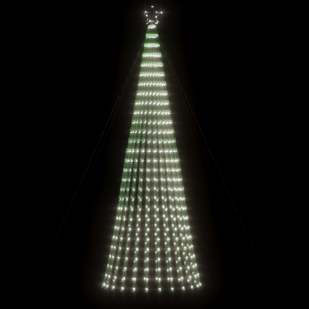 hideg fehér LED karácsonyfa 688 LED 300 cm