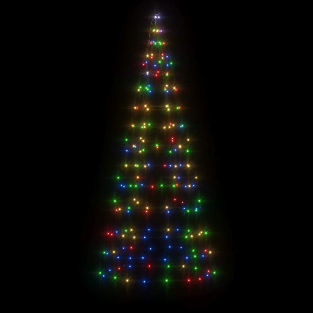 színes LED karácsonyfa 200 LED 180 cm