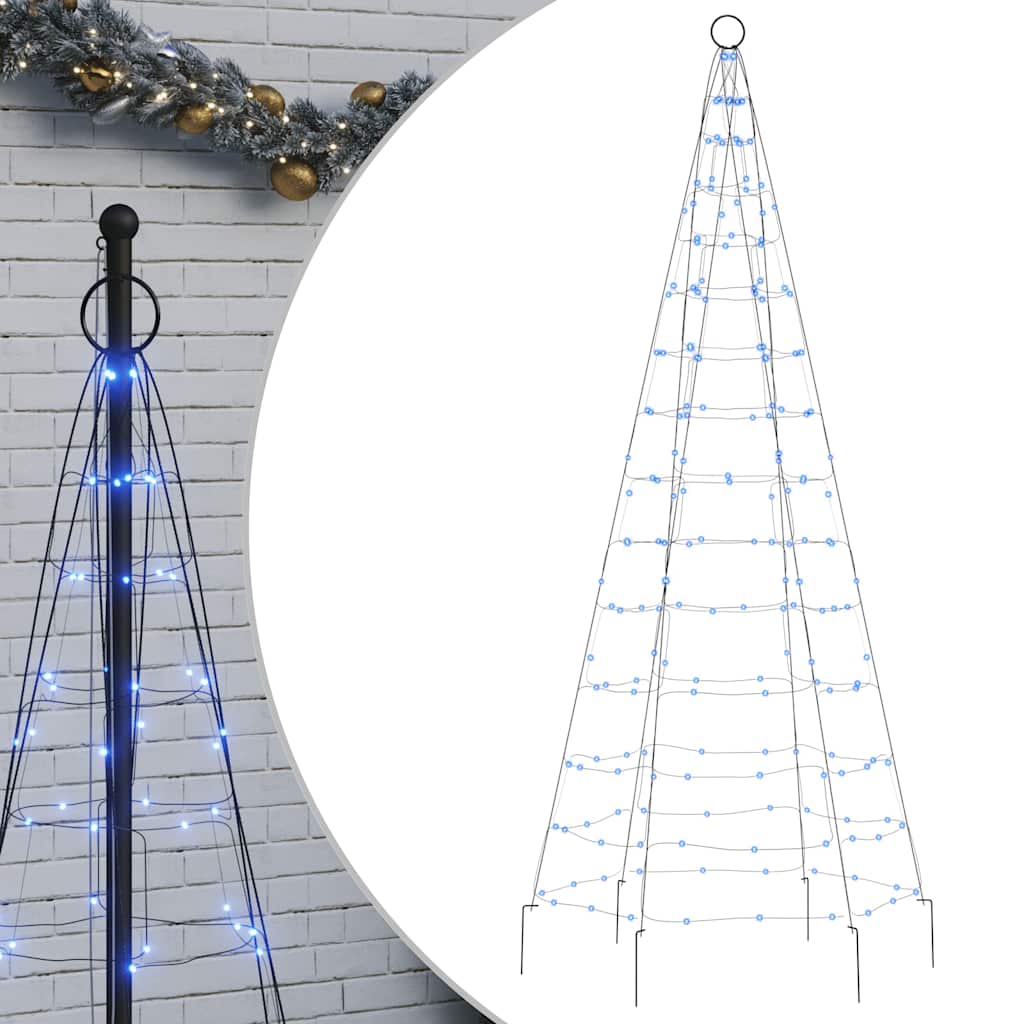 kék LED karácsonyfa 200 LED 180 cm