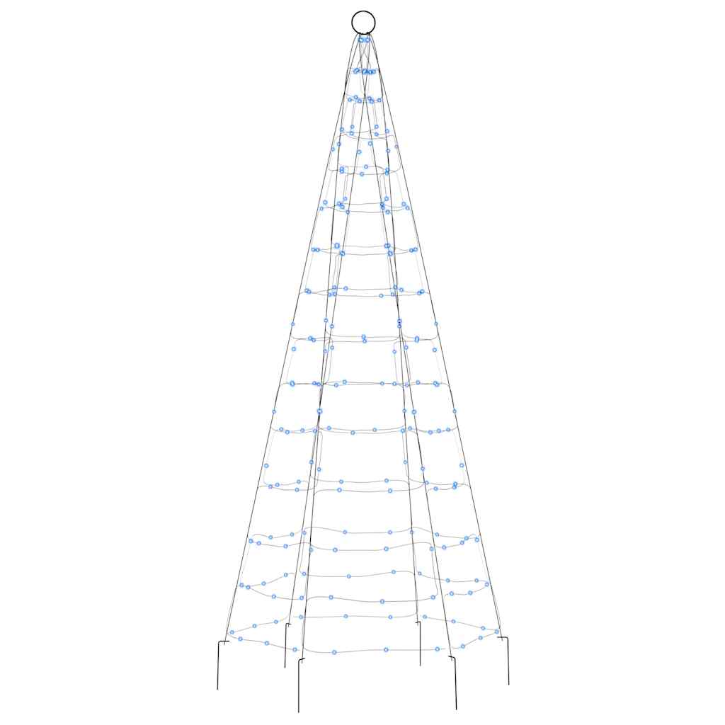 kék LED karácsonyfa 200 LED 180 cm