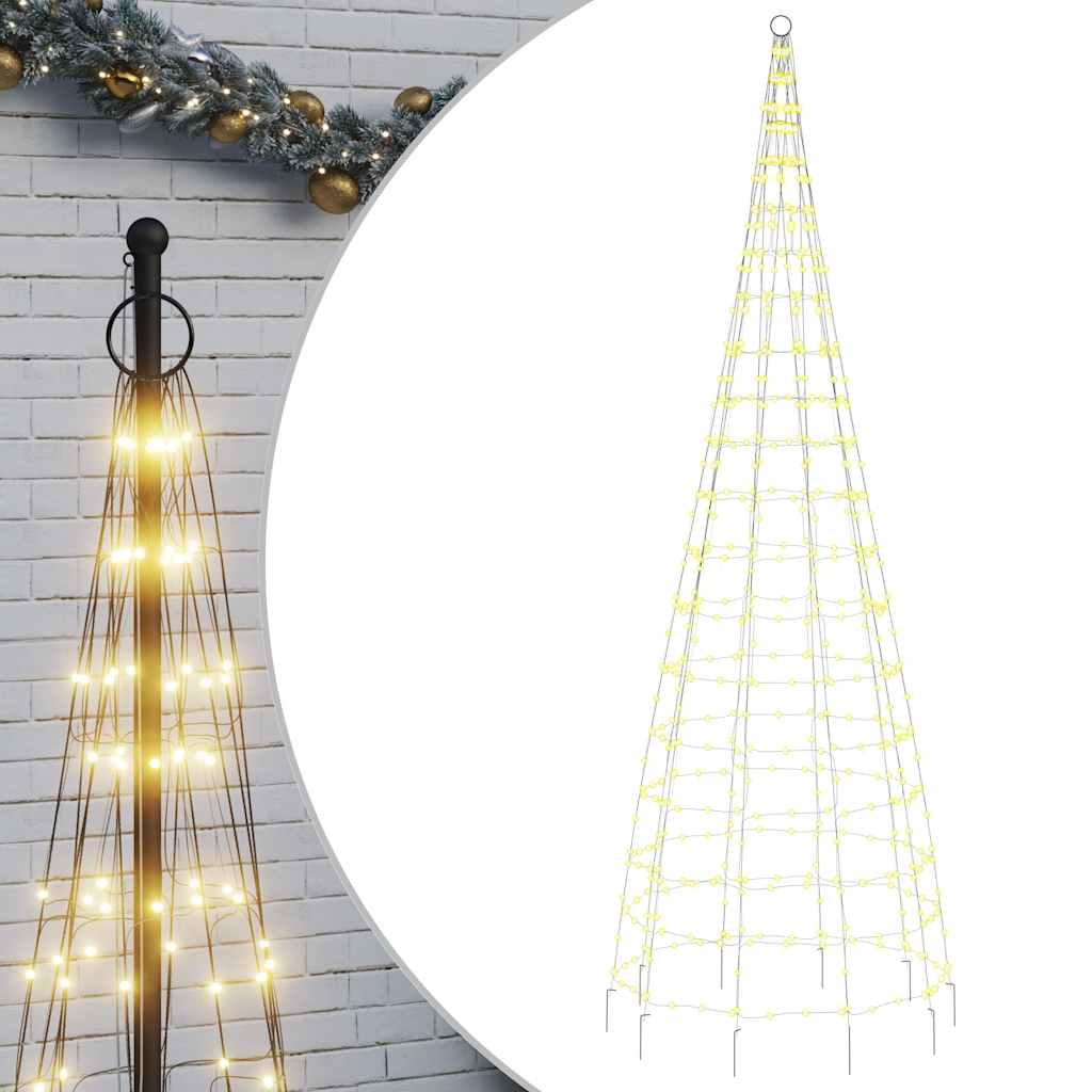 meleg fehér LED karácsonyfa 550 LED 300 cm