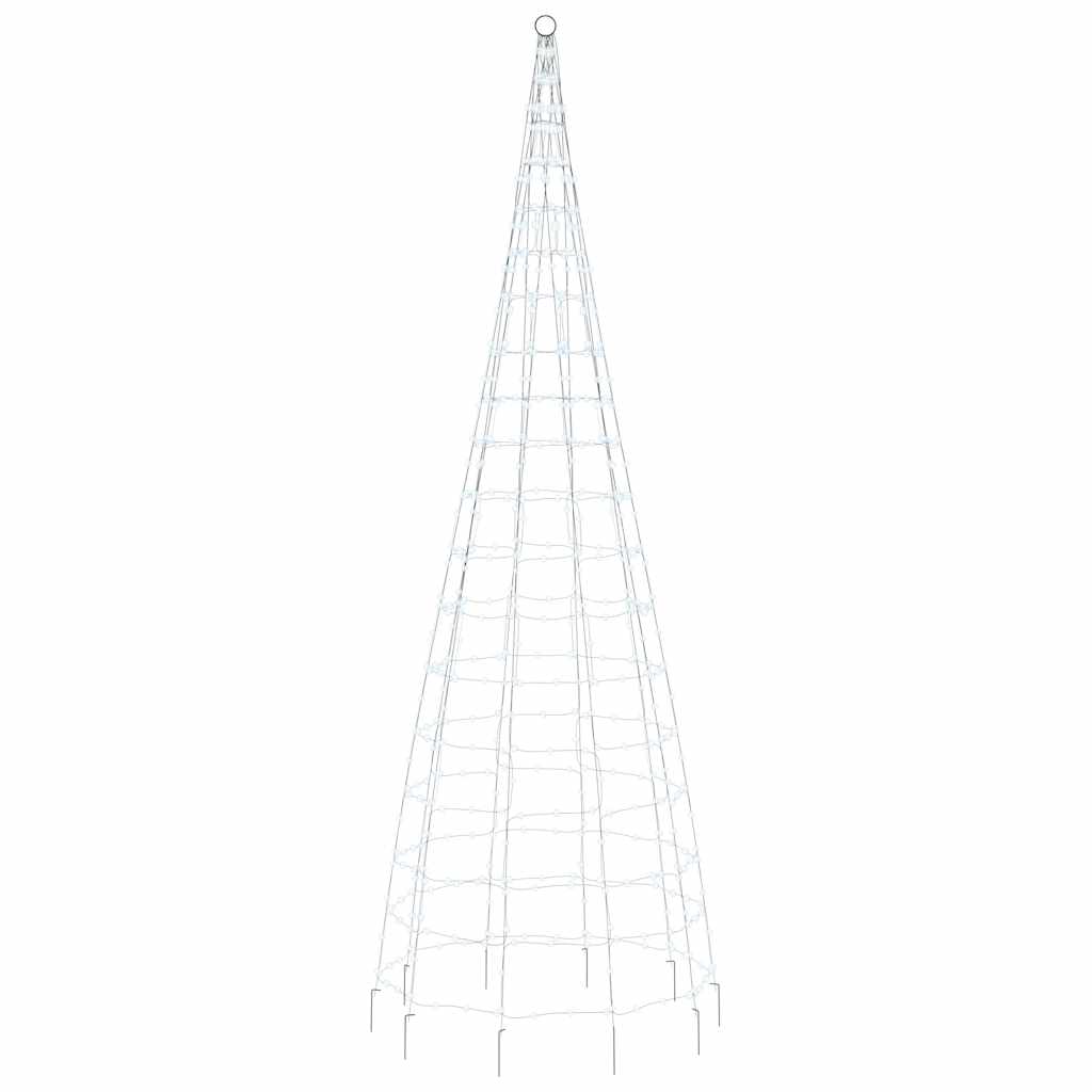hideg fehér LED karácsonyfa 550 LED 300 cm