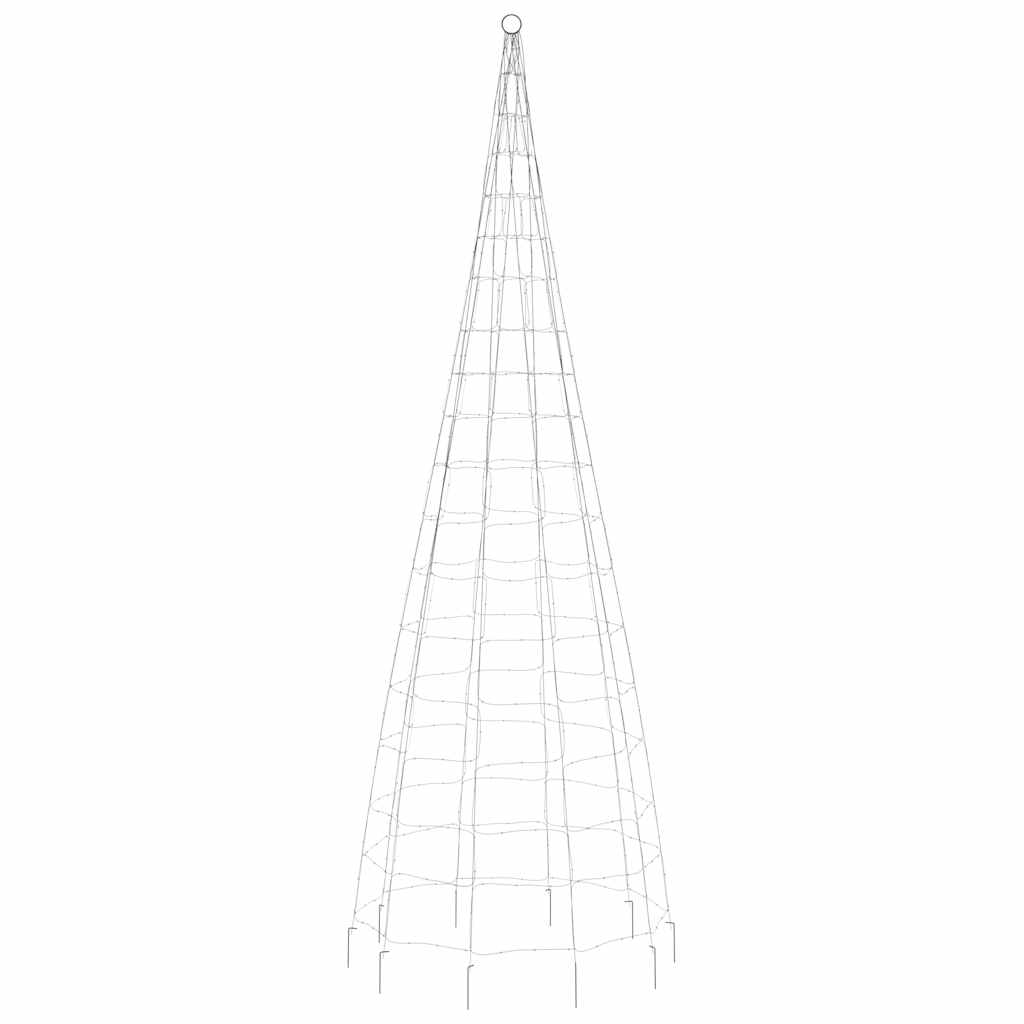 hideg fehér LED karácsonyfa 550 LED 300 cm