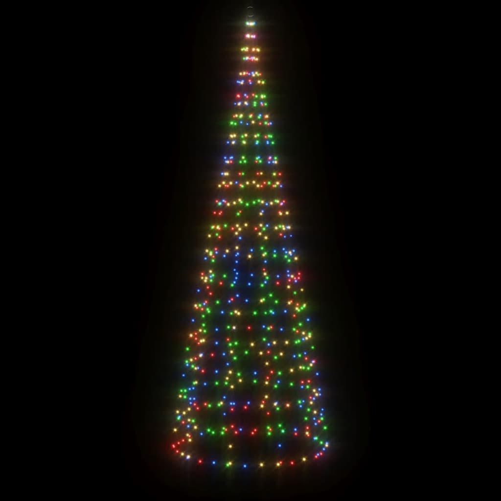 színes LED karácsonyfa 550 LED 300 cm