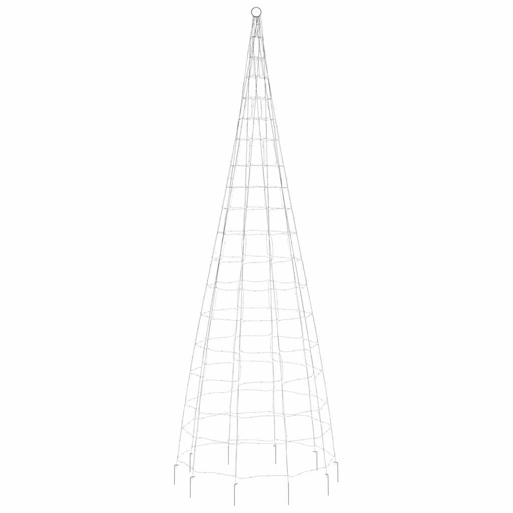 színes LED karácsonyfa 550 LED 300 cm