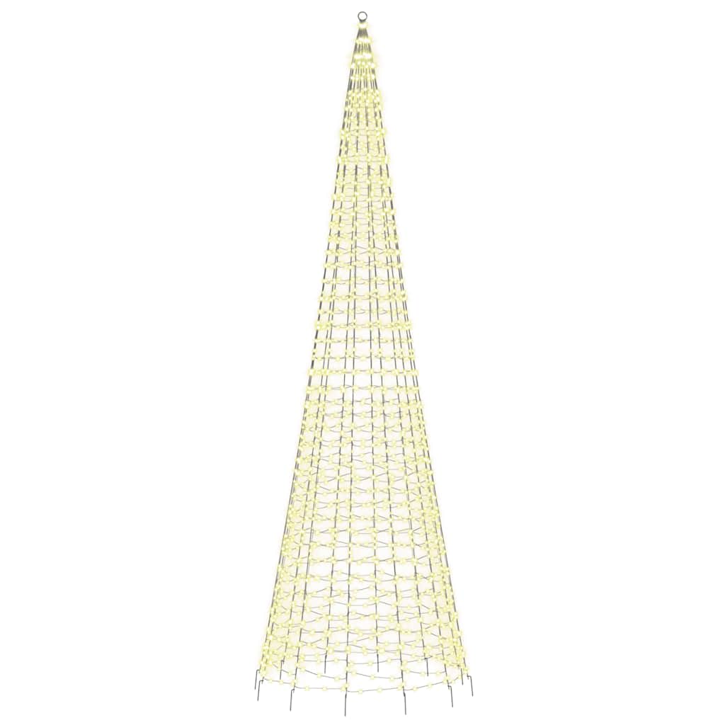 meleg fehér LED karácsonyfa 1534 LED 500 cm