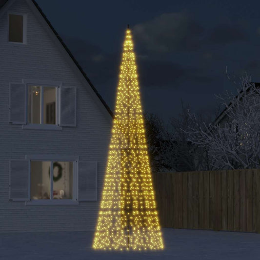 meleg fehér LED karácsonyfa 1534 LED 500 cm