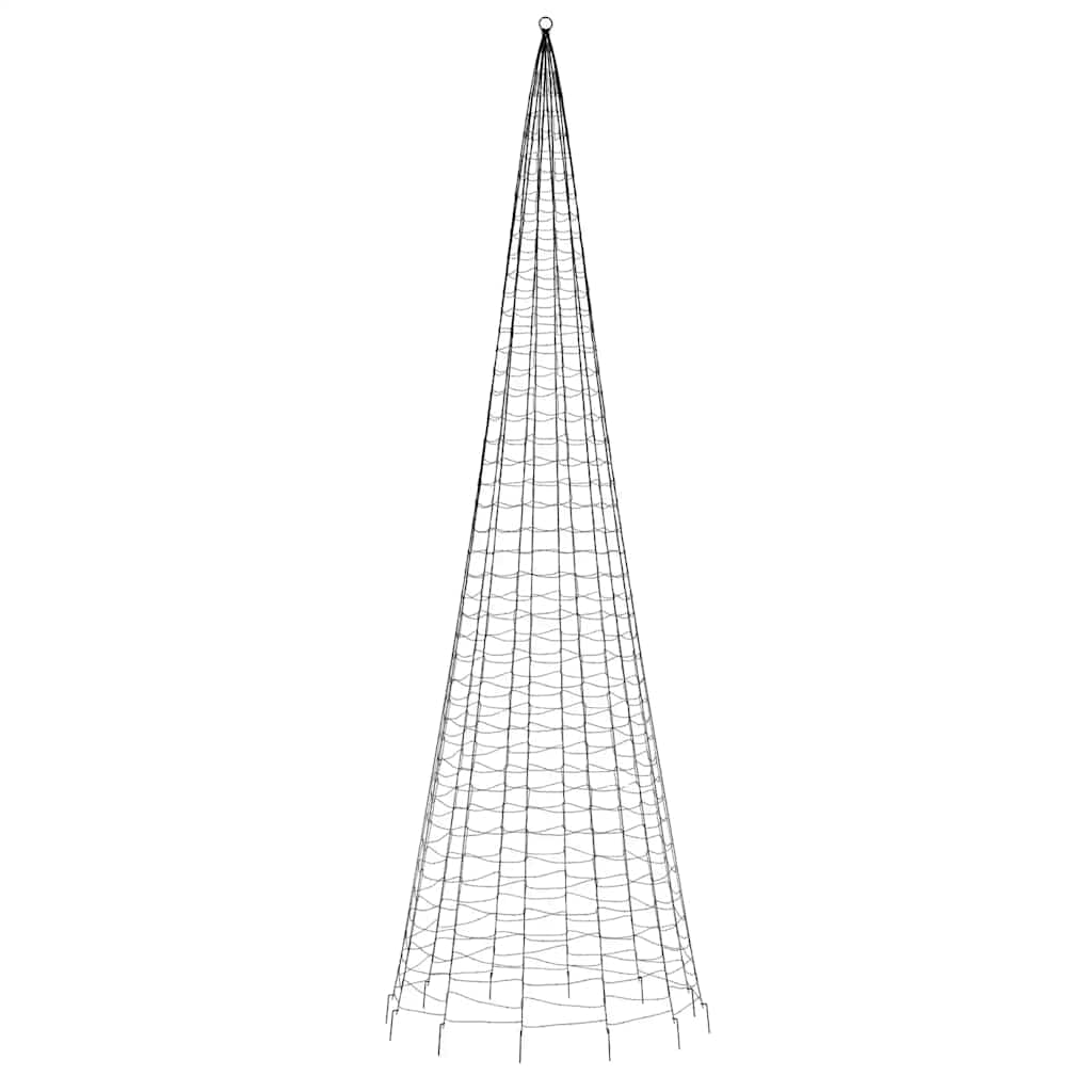 hideg fehér LED karácsonyfa 1534 LED 500 cm