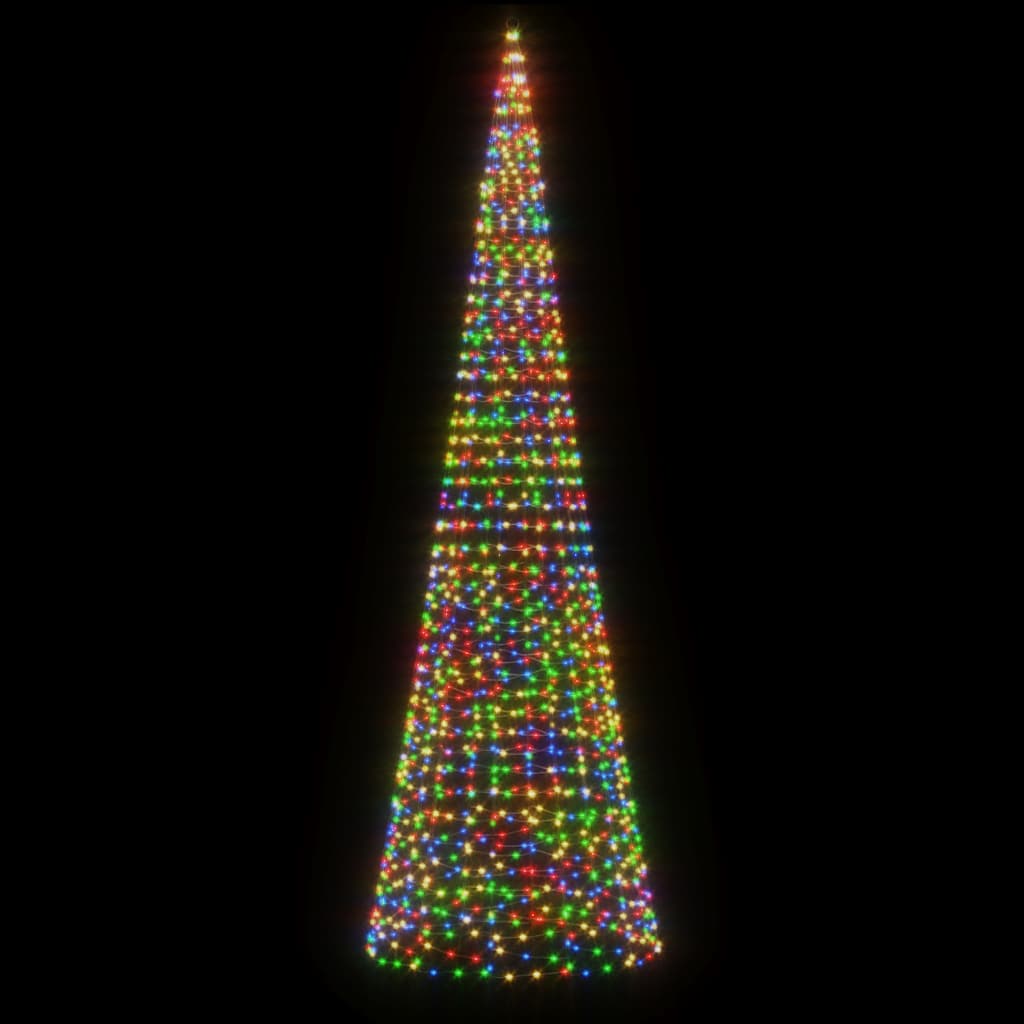 színes LED karácsonyfa 1534 LED 500 cm