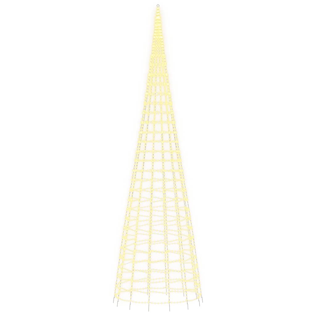 meleg fehér LED karácsonyfa 3000 LED 800 cm