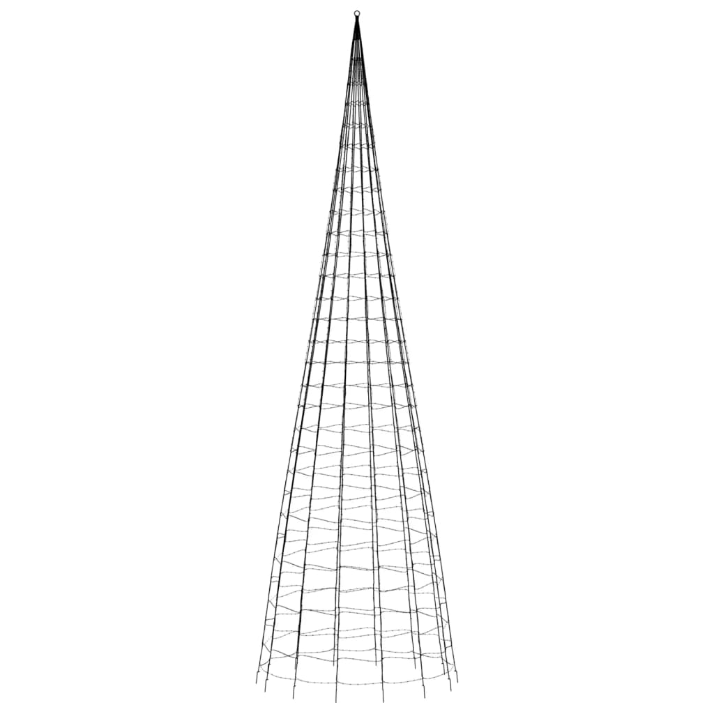 meleg fehér LED karácsonyfa 3000 LED 800 cm