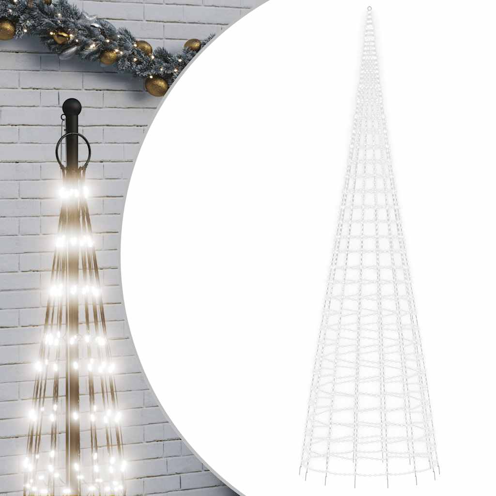 hideg fehér LED karácsonyfa 3000 LED 800 cm