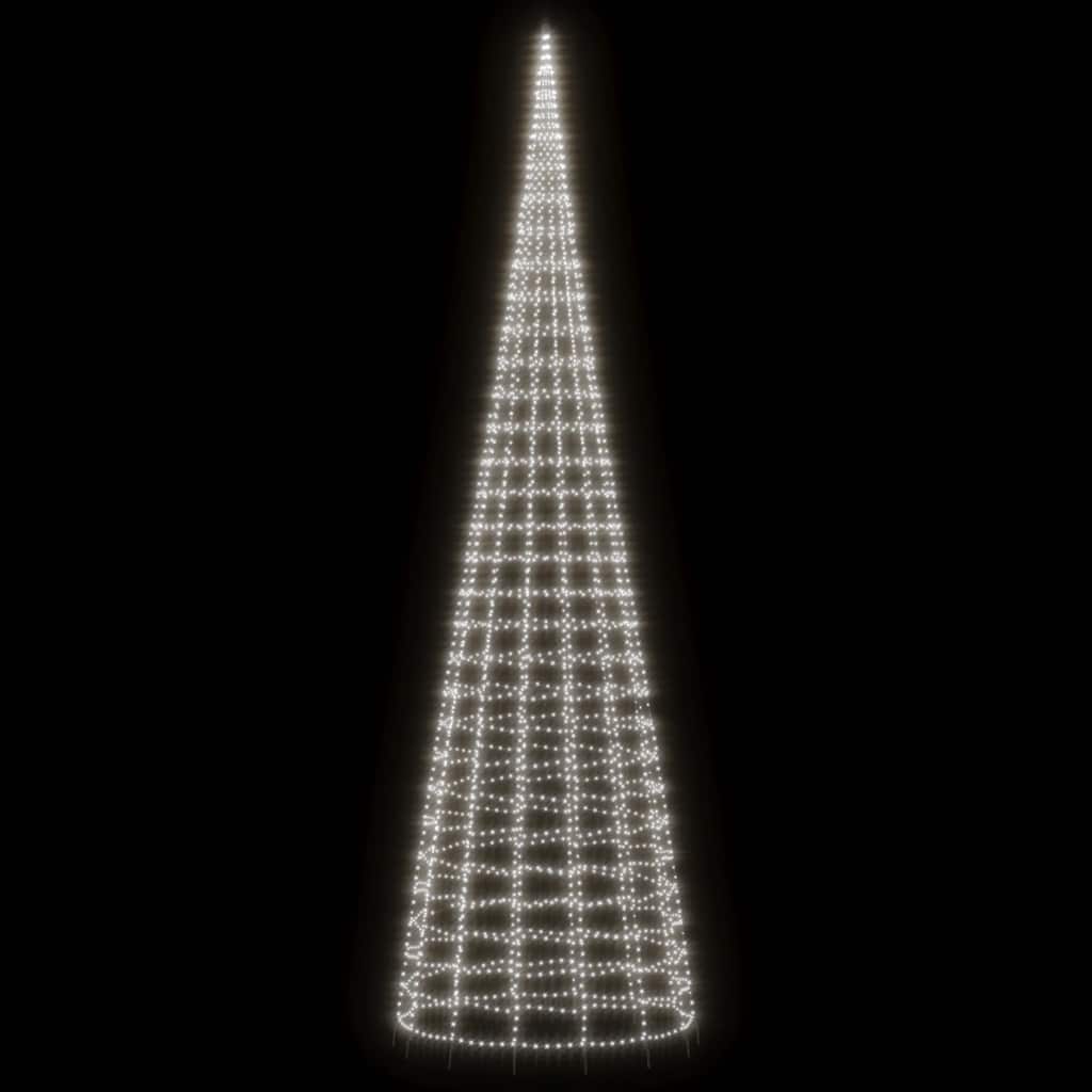 hideg fehér LED karácsonyfa 3000 LED 800 cm