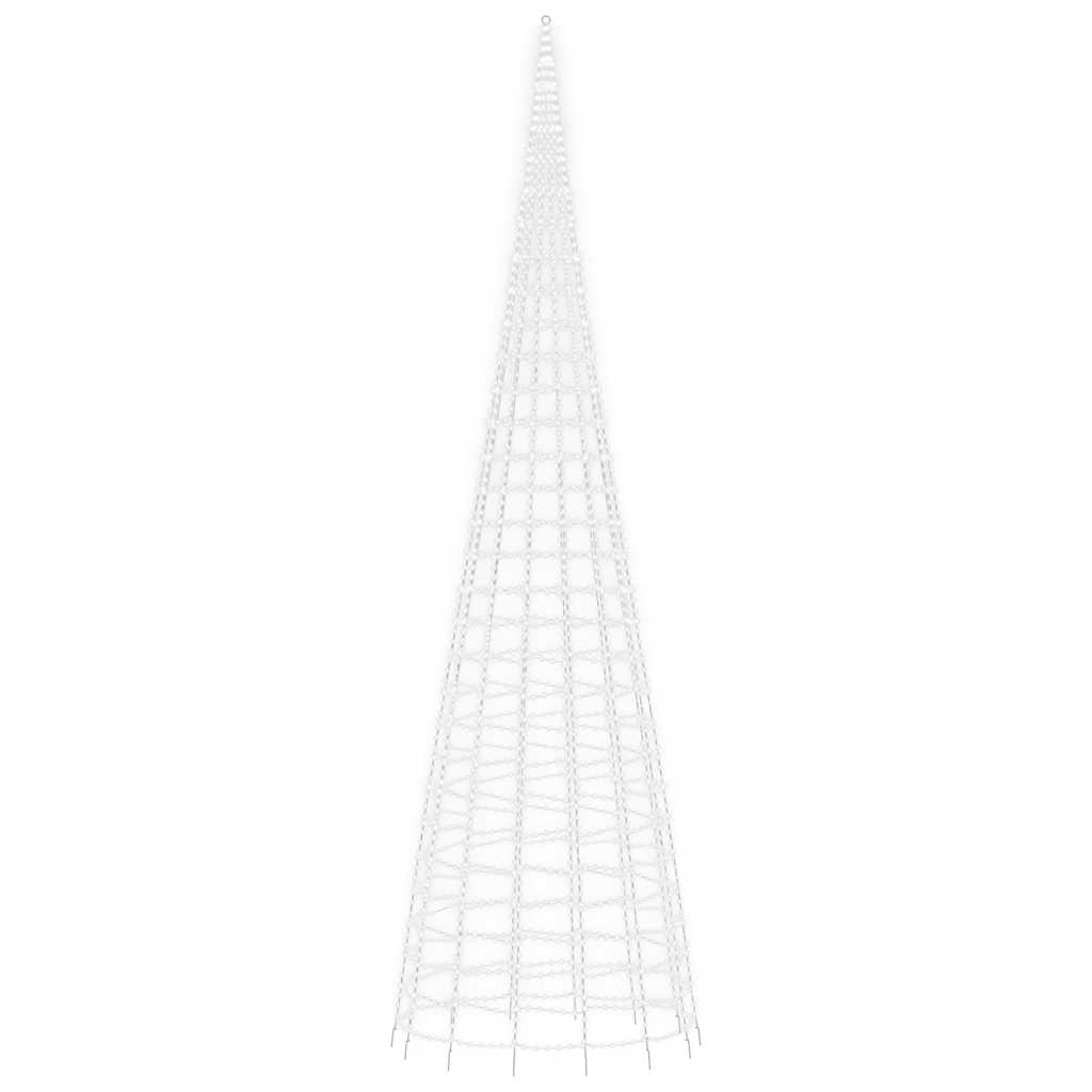 hideg fehér LED karácsonyfa 3000 LED 800 cm