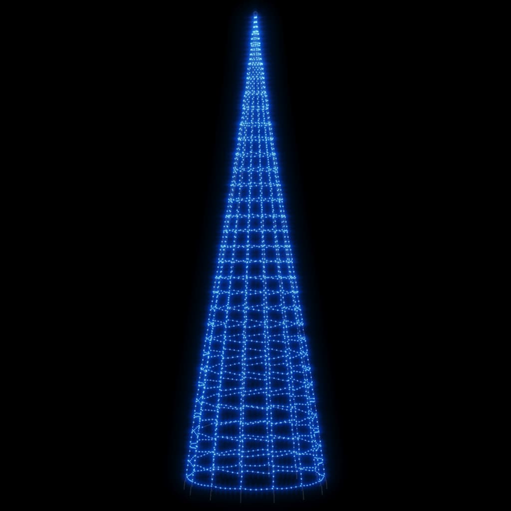kék LED karácsonyfa 3000 LED 800 cm