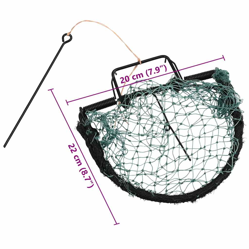 zöld acél madárcsapda 20 cm